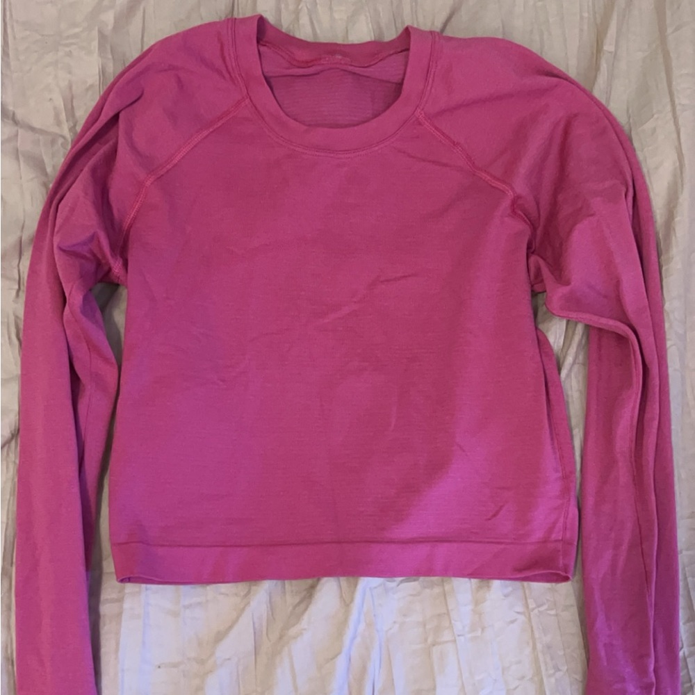 Pink lulu cropped swiftly